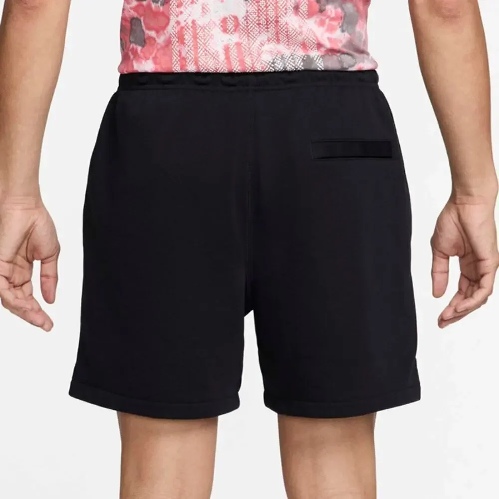 Nike Club Boy's Black Drawstring French Terry Flow Shorts Size XL